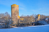 Burg Baldenau, Morbach, Hunsrück, Rheinland-Pfalz, Deutschland