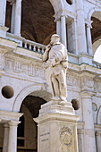 Vicenza; Piazzetta Palladio, Denkmal Andrea Palladio, Venetien, Italien
