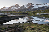 La Meije vom Plateau d'Emparis, Lac Noir, Rhones Alpes, Hautes-Alpes, Frankreich