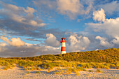 Leuchtturm List Ost am Ellenbogen, Insel Sylt, Schleswig-Holstein, Deutschland