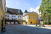 Moated Castle Hagenau, inner courtyard