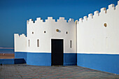 Gebäude nahe dem Strand, Essaouira, Marokko