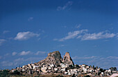 Town on a hill, Cappadocia, Turkey