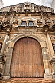 Panama, Panama City, Casco Viejo, Exterior view of Metropolitan Cathedral, Independence Plaza