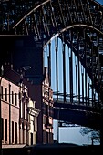 Details of a bridge, Sydney Harbor Bridge, Sydney Harbor, Sydney, New South Wales, Australia
