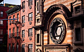 Eine 1903 erbaute Synagoge in der Rivington Street in der Lower East Side von Manhattan.