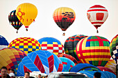 Albuquerque Hot Air Balloon Fiesta Morning Take Off;Hot Air Balloons