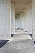 Memorial Corridor of Amerian WWII soldiers located in Fort Bonifacio