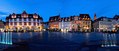 Coburg; Marktplatz, Panorama, Bayern, Deutschland