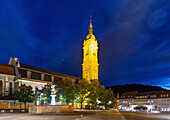 Eisenach, market square, Georgenkirche, Georgsbrunnen
