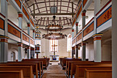 Lauchröden; Martinskirche; Innenraum, Thüringen, Deutschland