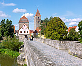 Ornbau, Altmühlbrücke, gate tower, gatehouse