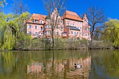 Taufkirchen an der Vils, Wasserschloss, Bayern, Deutschland