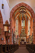 Wertheim, Stiftskirche, Innenraum, Bayern, Deutschland
