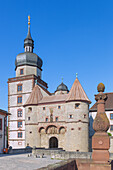 Würzburg, Festung Marienberg, Scherenbergtor, Kiliansturm, Bayern, Deutschland