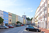 Mühldorf am Inn; City square with Nagelschmiedturm