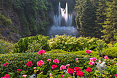 Victoria, The Butchart Gardens, Ross Fountain, Vancouver Island, Kanada