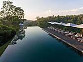 Resort pool view in Bali