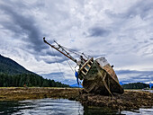 old boat in Alaska