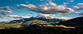 Panorama of Southern Alps - New Zealand