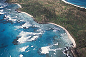 Aerial shot of Yasawa Island - Fiji Islands