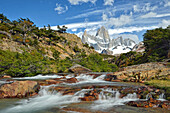 Blick auf den Fluss Patagonien