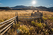 Colorado wooden fence