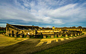Archäologischer Park Xanten, Amphitheater der Römersiedlung Colonia Ulpia Traiana, Xanten, Niederrhein, Nordrhein-Westfalen, Deutschland