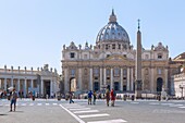 Rom, Petersplatz, Piazza San Pietro, Peterskirche, San Pietro in Vaticano, Latium, Italien
