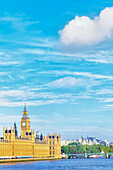 Blick auf Big Ben und Houses of Parliament, London, England, UK