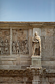 Relief im Constantine Arch in Rom Italien