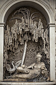 Quattro Fontane in Rom Italien. Statue der Göttin Juno Sie wurden zwischen 1588 und 1593 aufgestellt