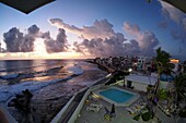 Sunrise at Ciudad de Isla Mujeres, off Cancun, Yucatan, Mexico
