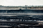 Garzweiler opencast lignite mine, near Jüchen, Rhenish lignite mining area, North Rhine-Westphalia, Germany