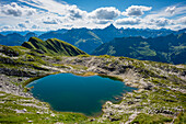 Laufbichelsee, Allgäu Alps, Allgäu, Bavaria, Germany, Europe