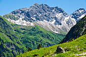 Großer Wilder, 2379m, Hochvogel group and Rosszahn group, Allgäu Alps, Allgäu, Bavaria, Germany, Europe