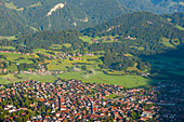 Panorama from Schattenberg on Oberstdorf, Allgäu Alps, Allgäu, Bavaria, Germany, Europe
