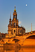 Catholic Hofkirche, Dresden, Free State of Saxony, Germany, Europe