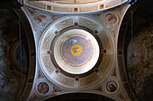 Interior shot of a small chapel in Casalmaggiore, Cremona province, Italy, Europe