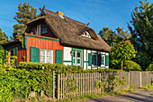 Thatched cottage in Born, Fischland-Darß-Zingst, Mecklenburg-West Pomerania, Germany