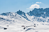 Bergpanorama, Rosszähne, Compatsch, Seiser Alm, Südtirol, Alto Adige, Italien