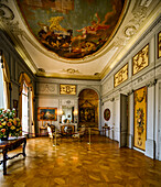 Small drawing room in the Villa Ephrussi de Rothschild in Saint-Jean-Cap-Ferrat, Alpes-Maritimes department, France
