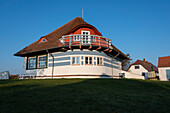 Wohnhaus Karusel der Stummfilmschauspielerin Asta Nielsen, heute Museum, Vitte, Insel Hiddensee, Mecklenburg-Vorpommern, Deutschland