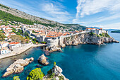 View of Dubrovnik from Lovrijenac Fortress, Croatia