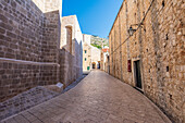 Gasse in Dubrovnik, Kroatien
