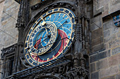 Astronomische Uhr, altes Rathaus, Unesco-Welterbe, Prag, Tschechien