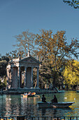 Asklepios Tempel im Villa Borghese Parkanlage, Rom, Latium, Italien, Europa