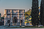 Arch of Constantine at the end of Via di San GregoriaRome, Lazio, Italy, Europe