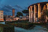 Forum Boarium, Temple of Hercules Victor, Rome, Lazio, Italy, Europe