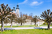 Kloster Obermarchtal; Klosteranlage, Münster St. Peter und Paul, in der Schwäbischen Alb, Baden-Württemberg, Deutschland